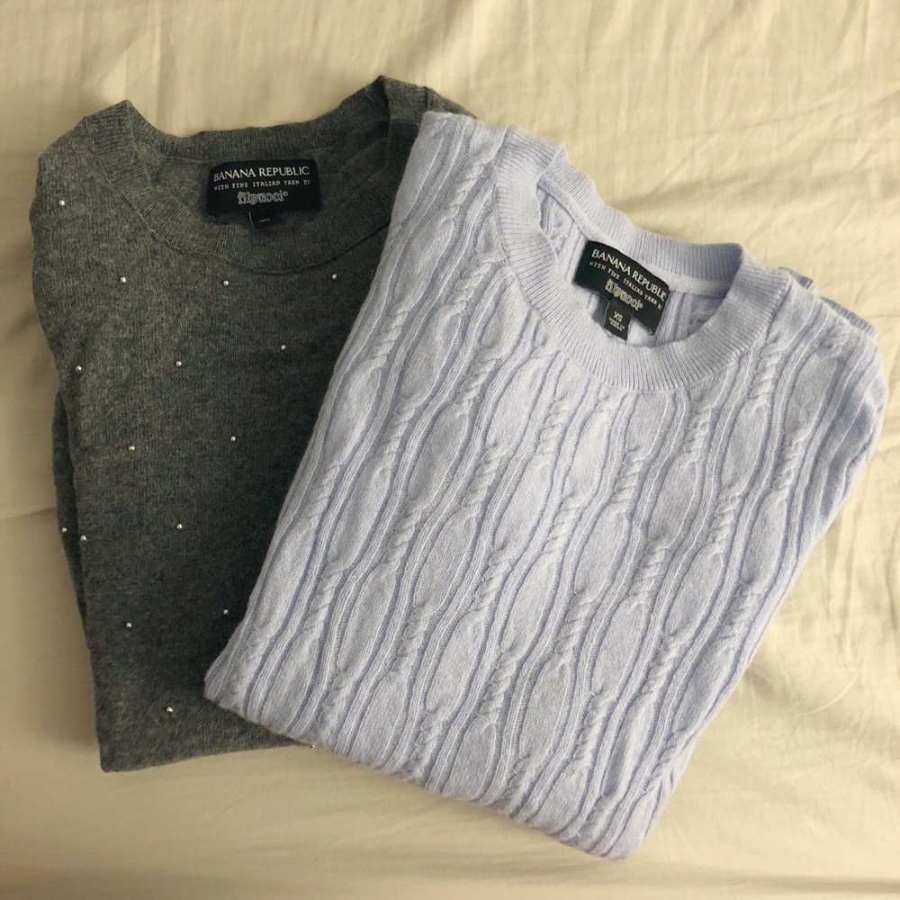 Fine Italian Yarn XS BR Sweaters